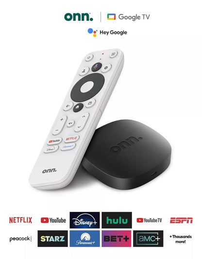 Decodificador Smart Tv (programado) Google Tv Box 4k Watch Onn Streaming 5G Original - Camva Store