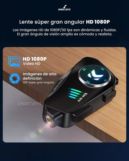 Intercomunicador Cámara HD Casco De Moto KR - M3 Impermeable - Camva Store