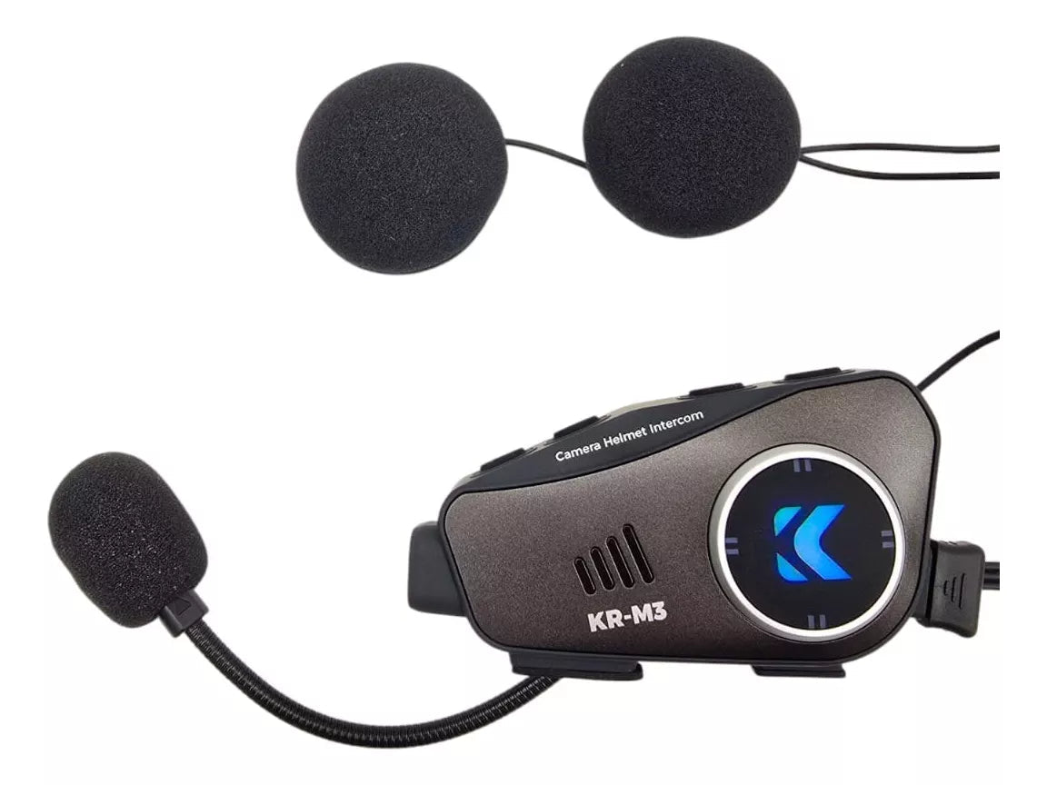 Intercomunicador Cámara HD Casco De Moto KR - M3 Impermeable - Camva Store
