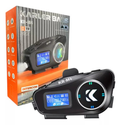 Intercomunicador Pantalla LCD KR - M4 Bluetooth Resistente al Agua Moto - Camva Store