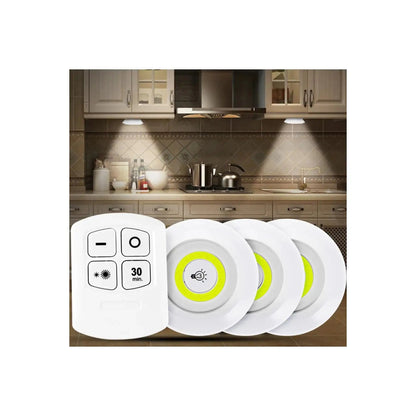 Juego Bombilla X3 Luces Led Inalámbrica Con Control De Mando - Camva Store