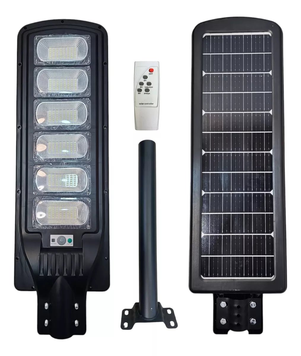 Lampara Solar 300w Control Sensor Y Soporte Luminaria Led - Camva Store