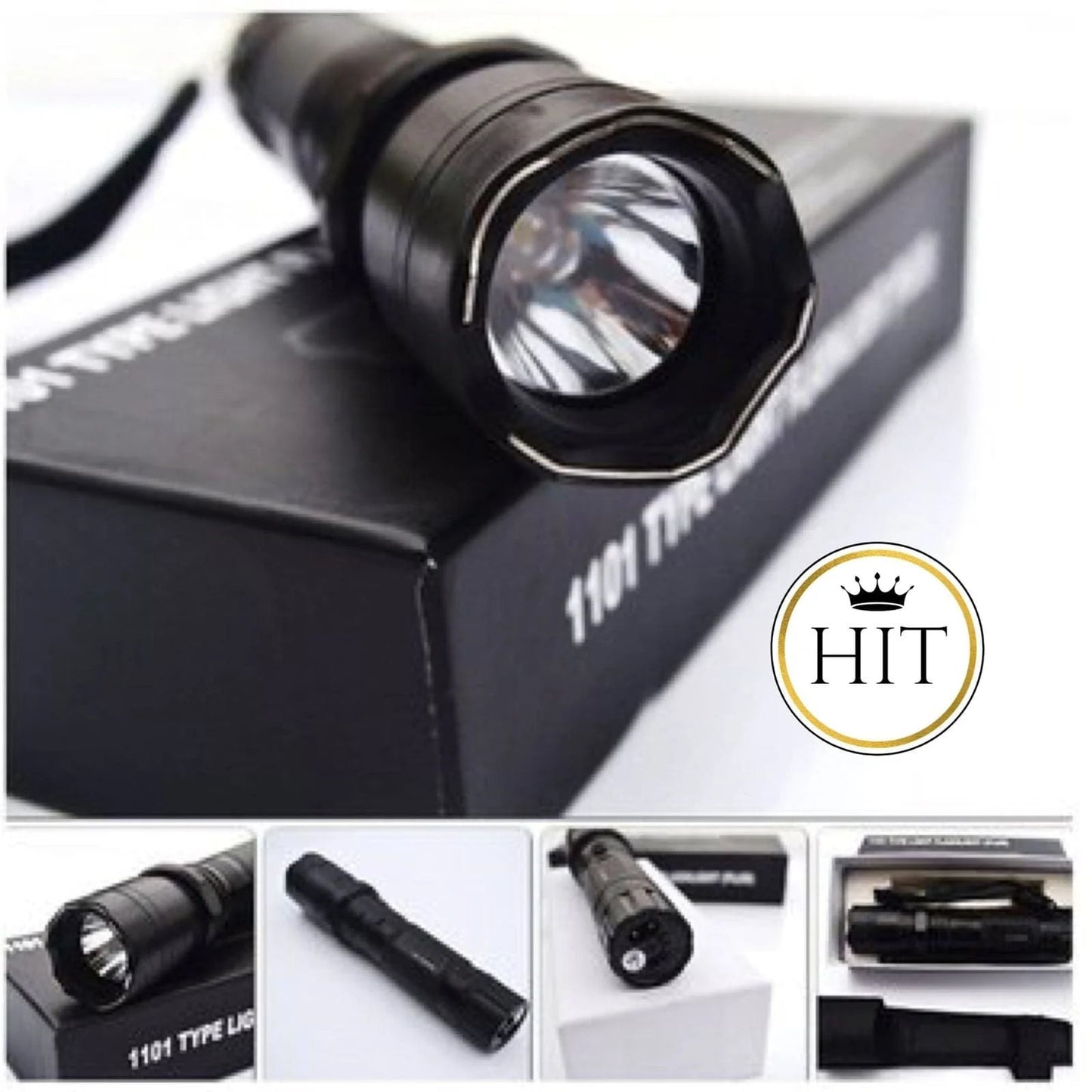 Linterna Taser Recargable Portátil Emergencia Luz Blanca - Camva Store