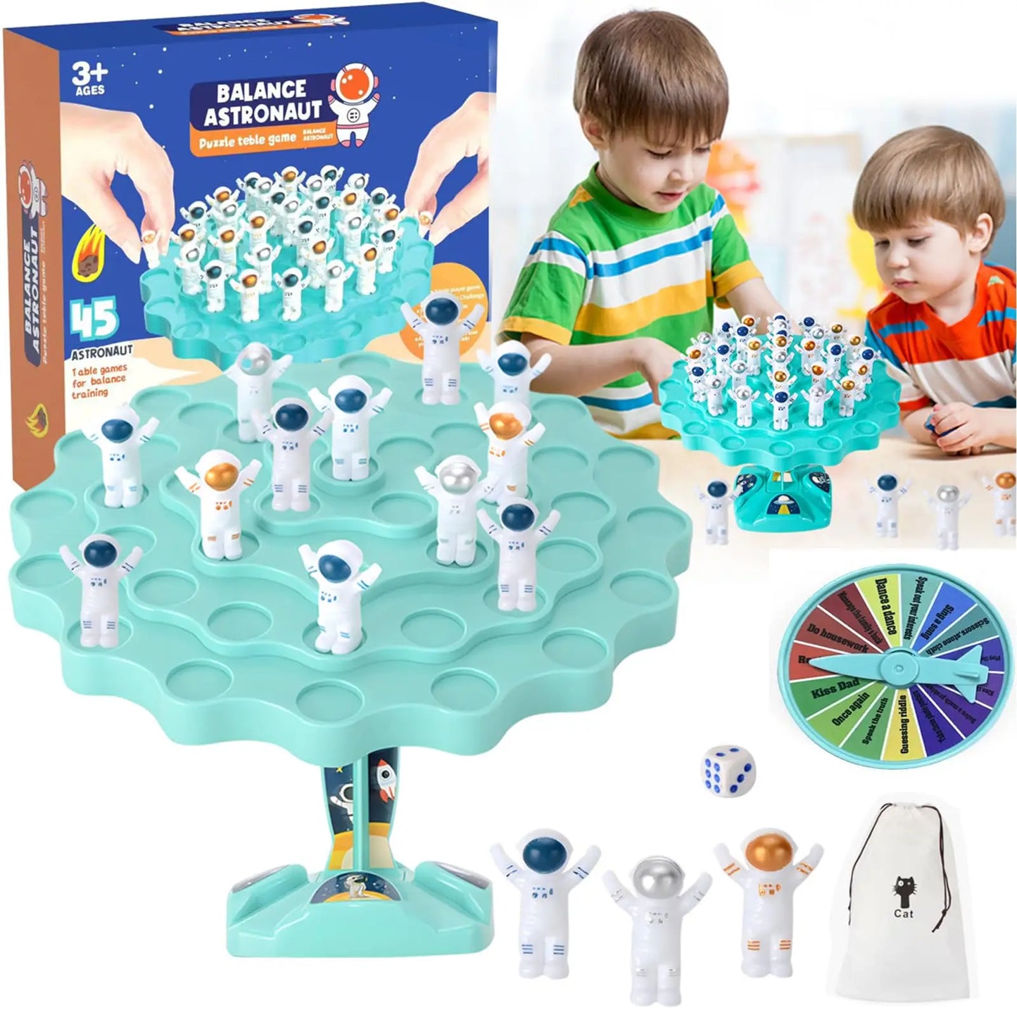 Juego De Mesa Educativo De Equilibrio Astronauta Interactivo