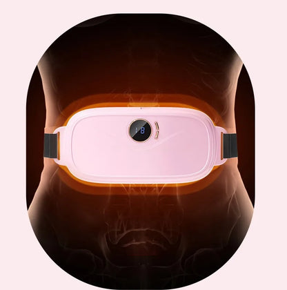 Cinturon Térmico Eléctrico Recargable Alivia Cólicos con función vibradora