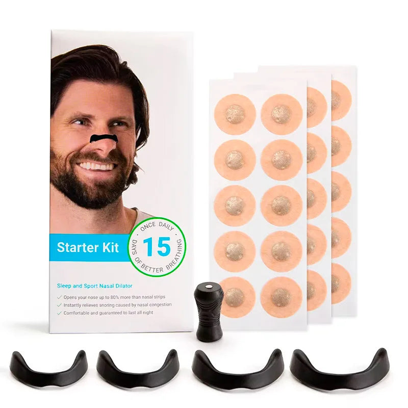 Dilatador Nasal Deportivo Magnético Antironquido X 15 Pares