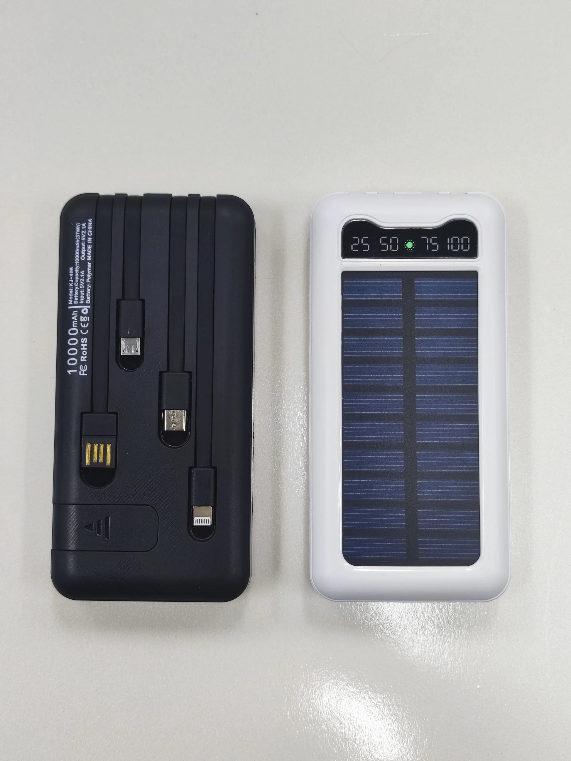 Power Bank Batería Portátil 20.000mah Carga Solar con 4 Conectores - Camva Store
