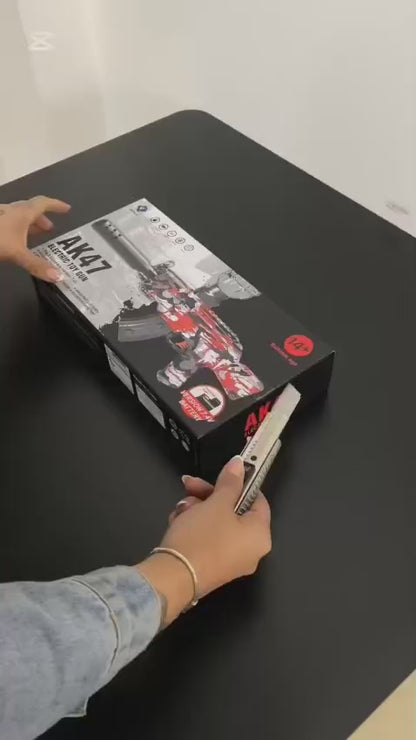 Pistola Bolas Gel Automática Orbis Hidrogel Juguete Ak47
