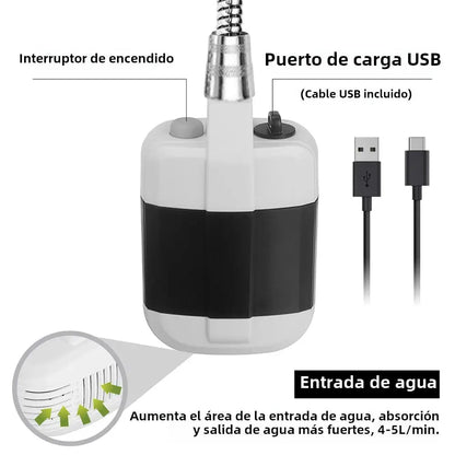 Regadera Portatil Recargable Emergencias Ducha Camping - Camva Store