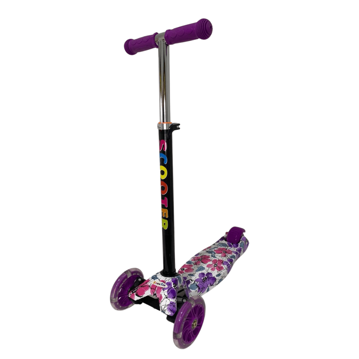 Scooter Patineta Niños Niñas 4 Ruedas 3 A 8 Años Luces Led - Camva Store