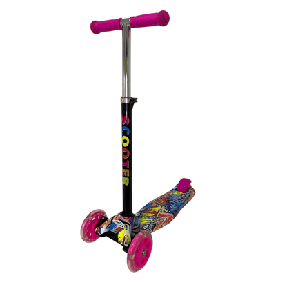 Scooter Patineta Niños Niñas 4 Ruedas 3 A 8 Años Luces Led - Camva Store