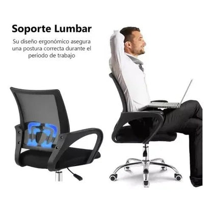 Silla Ejecutiva Para Oficina Ergonomica Espaldar Escritorio - Camva Store