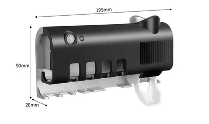 Soporte Cepillos Esterilizador UV con Dispensador de Crema - Camva Store