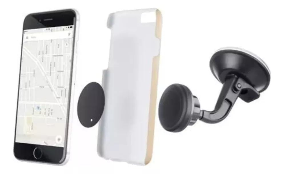 Soporte Holder Carro Magnético Celular Chupa Ventosa 360 - Camva Store